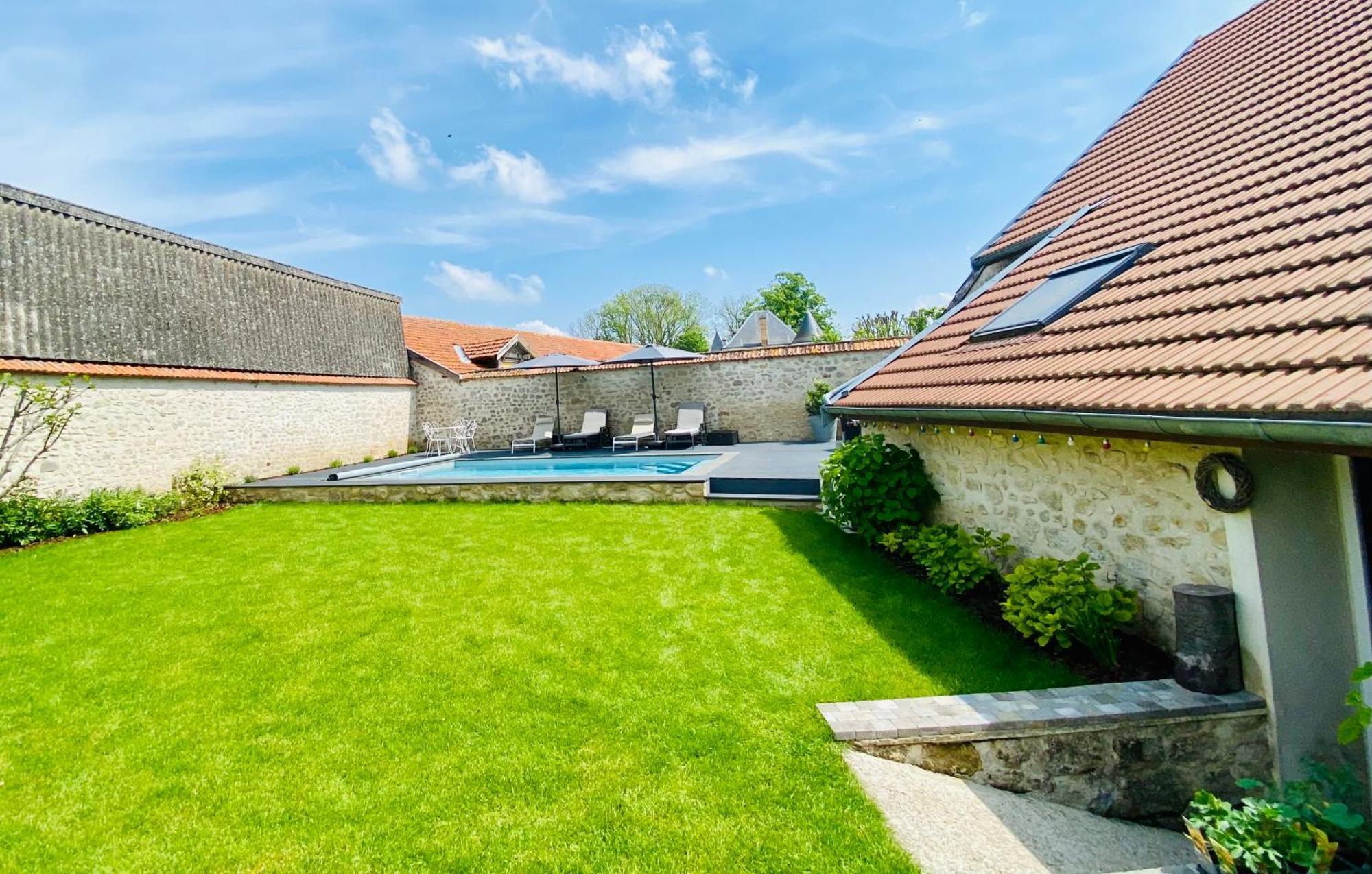 Studio D'Hotes Avec Piscine « Le Clos N°6 » Cormicy ภายนอก รูปภาพ